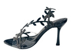 Glitter Rhinestone High Heel Sandals - Heels - British D'sire