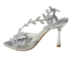 Glitter Rhinestone High Heel Sandals - Heels - British D'sire
