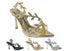 Glitter Rhinestone High Heel Sandals - Heels - British D'sire