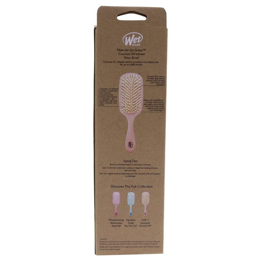 Wet Brush Go Green Coconut Oil Infused Detangling Hair Brush Secondary image