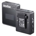 Godox MoveLink II M1 Wireless Lavalier Microphone System with Transmitters and Receiver for DSLR Cameras and Camcorders (Black) - British D'sire