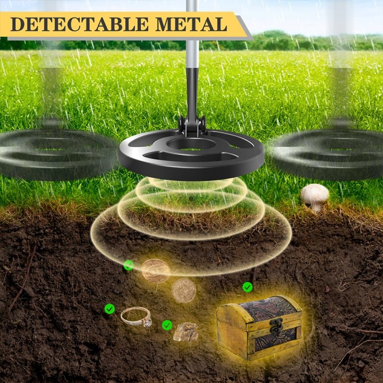 Goint MD3002 Children Beach Toy Underground Metal Detector(Black) - British D'sire
