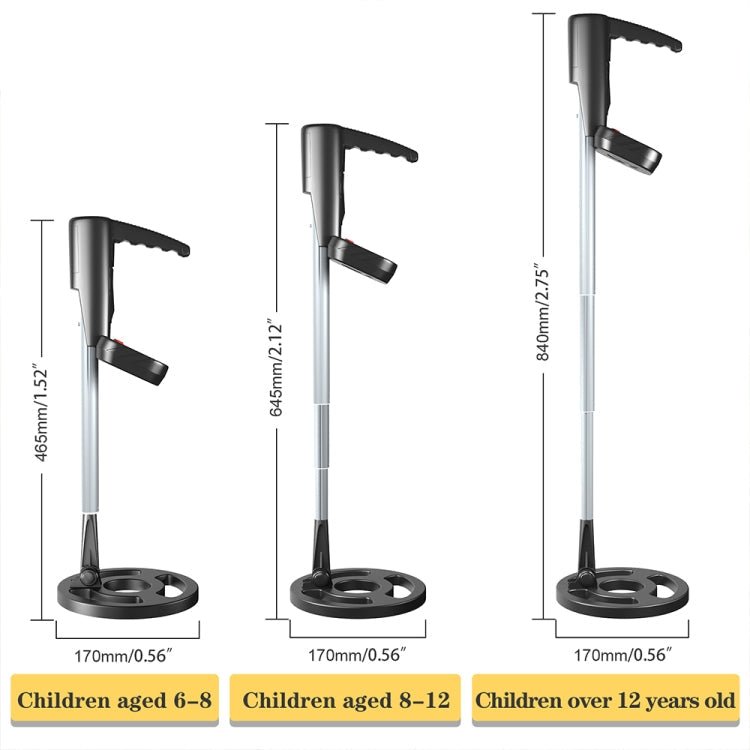 Goint MD3002 Children Beach Toy Underground Metal Detector(Black) - British D'sire