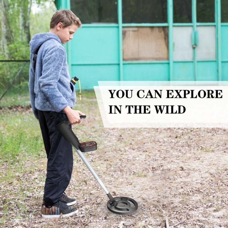 Goint MD3002 Children Beach Toy Underground Metal Detector(Black) - British D'sire
