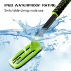 Goint Waterproof Handheld Metal Detector Underwater Treasure Hunter Detector(IP760 Green Round) - British D'sire
