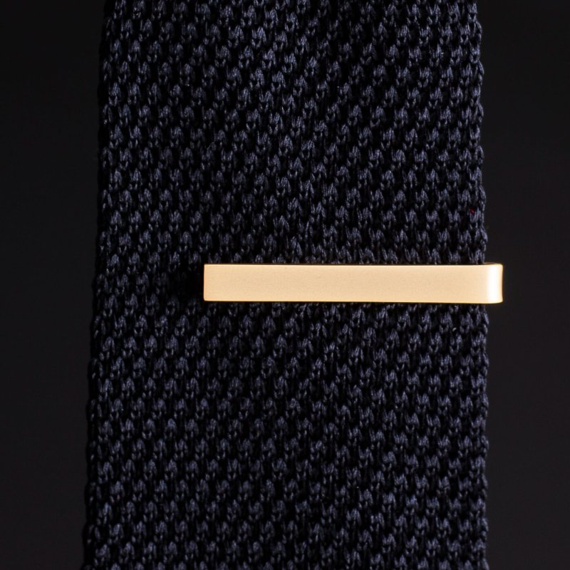 Gold Plated Slide Tie Clip - All Products - British D'sire