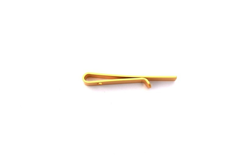 Gold Plated Slide Tie Clip - All Products - British D'sire