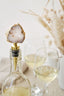 Gold Tone Quartz Crystal Wine Bottle Stopper - Bottle Openers - British D'sire