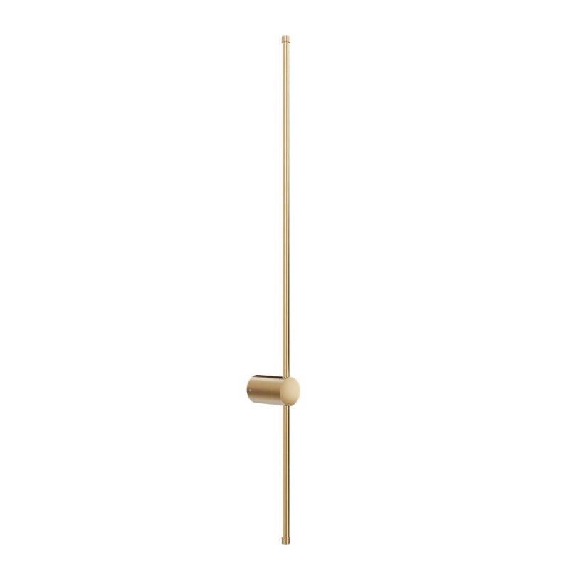 Gold Warm Light LED Straight Wall Light 100cm - Wall Light - British D'sire