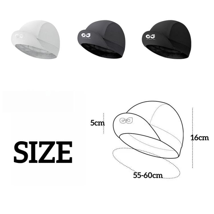 GOLOVEJOY XMZ293 Unisex Cycling Cap Helmet-Compatible Quick-Dry Sports Hat For Biking, Running, Hiking, Size: Free Size(Sand Sea) - British D'sire