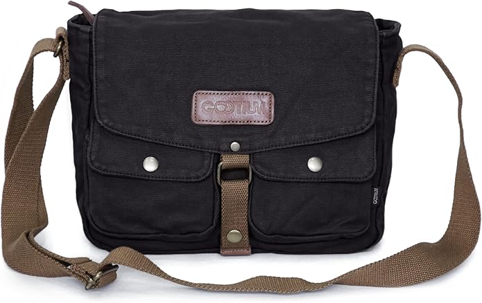 Gootium 30624 Vintage Canvas Messenger Bag Men's Shoulder Bag Secondary image