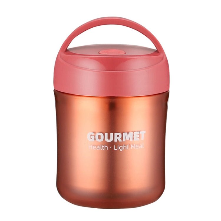 GOURMET Stainless Steel Insulation Cup Double - Sealed Insulation Soup Cup(Red) - British D'sire