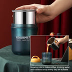 GOURMET Stainless Steel Insulation Cup Double - Sealed Insulation Soup Cup(Red) - British D'sire