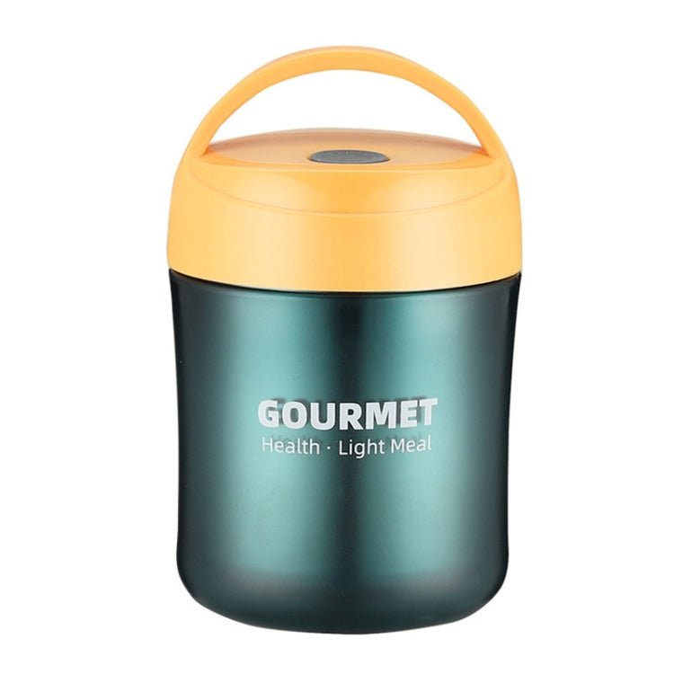 GOURMET Stainless Steel Insulation Cup Double - Sealed Insulation Soup Cup(Yellow) - British D'sire