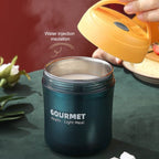 GOURMET Stainless Steel Insulation Cup Double - Sealed Insulation Soup Cup(Yellow) - British D'sire