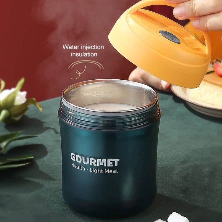GOURMET Stainless Steel Insulation Cup Double - Sealed Insulation Soup Cup(Yellow) - British D'sire