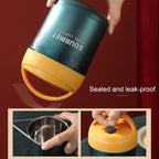 GOURMET Stainless Steel Insulation Cup Double - Sealed Insulation Soup Cup(Yellow) - British D'sire