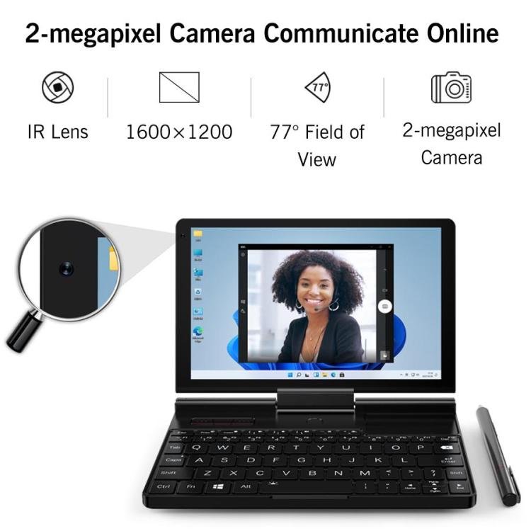 GPD Pocket 3 Handheld PC, 16GB+512GB, 8 inch Windows 11 Home Intel Core i3 - 1125G4, US Plug - British D'sire