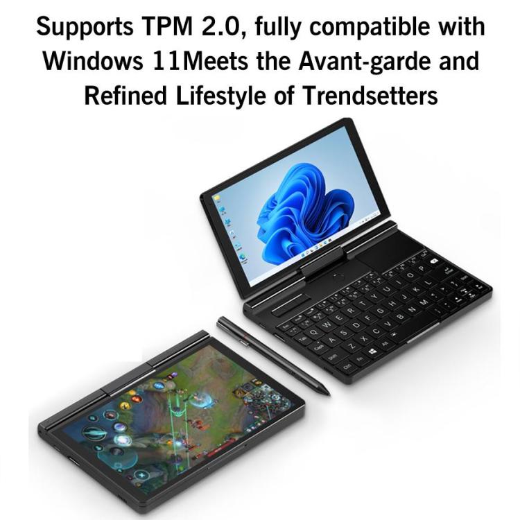 GPD Pocket 3 Handheld PC, 16GB+512GB, 8 inch Windows 11 Home Intel Core i3 - 1125G4, US Plug - British D'sire