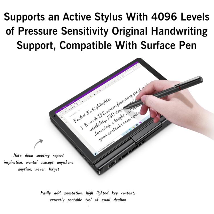 GPD Pocket 3 Handheld PC, 16GB+512GB, 8 inch Windows 11 Home Intel Core i3 - 1125G4, US Plug - British D'sire