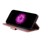 GQUTROBE Right Angle Leather Phone Case For iPhone 6 / 6S(Rose Gold) - British D'sire