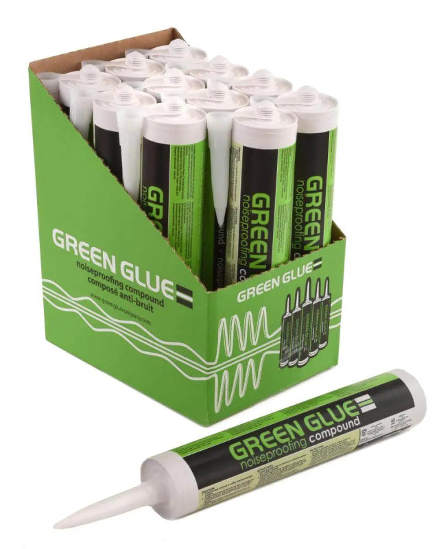 Green Glue Noiseproofing Compound, Carton of 6 - Green Glue - British D'sire