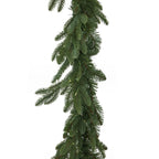 Green Pre-Lit Woodland 200 Led Fir Christmas Garland - Garland - British D'sire