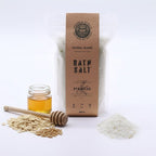 Greenman Rituals Oat & Honey Epsom Bath Salt Spa Relax Blend - Greenman Rituals Bath Salts - British D'sire
