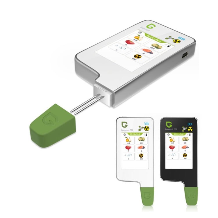 Greentest ECO6 Vegetable, Fruit, Meat Food Nitrate Water Quality Nuclear Radiation Environmental Detector, EU Plug(Black) - British D'sire
