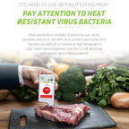 Greentest ECO6T Food Nitrate Water Quality Nuclear Radiation Environmental Detector With Timer, EU Plug - British D'sire