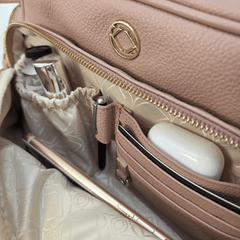 Greta Quilted Leather - Ballet Pink Limited Edition Pre - order October - TRAVEL WALLET / ORGANSIER PURSE - British D'sire
