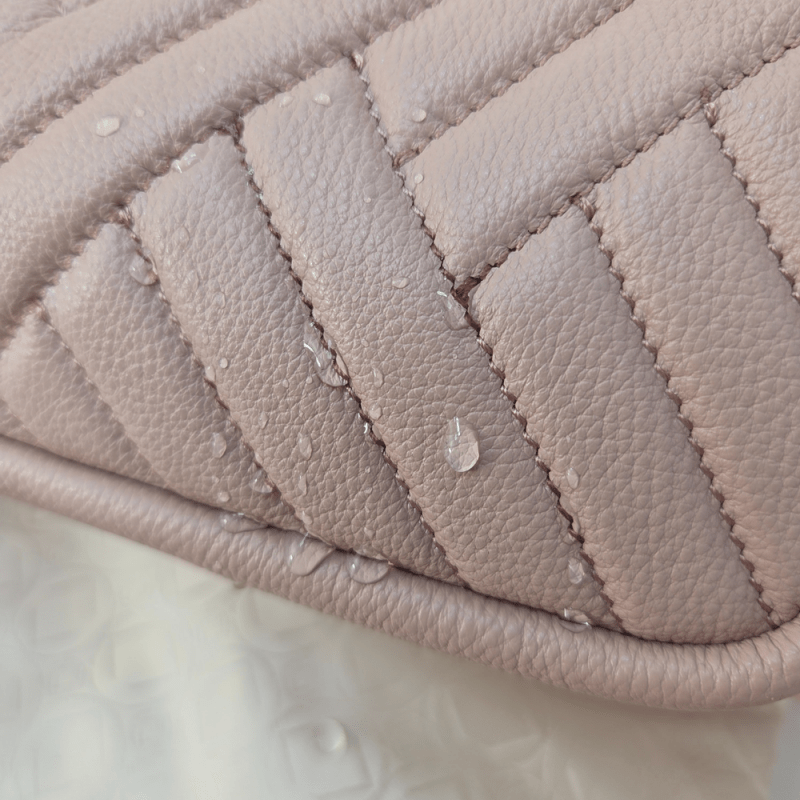 Greta Quilted Leather - Ballet Pink Limited Edition Pre - order October - TRAVEL WALLET / ORGANSIER PURSE - British D'sire