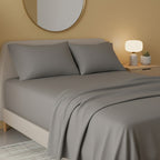 Flannelette Flat Sheet Soft Brushed Cotton Bedding for Warmth Comfort - Super King - Blue