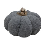 Grey Fabric Pumpkin - Figurines - British D'sire