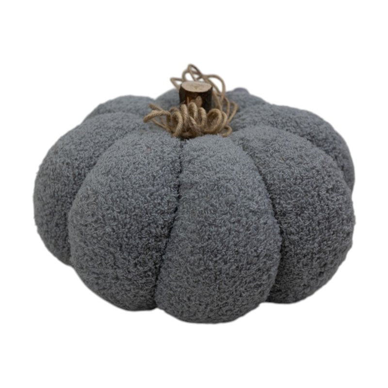 Grey Fabric Pumpkin - Figurines - British D'sire