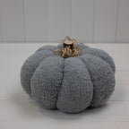 Grey Fabric Pumpkin - Figurines - British D'sire