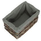 Grey Scandi Storage Basket With Grey Lining - Storage Baskets - British D'sire