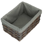 Grey Scandi Storage Basket With Grey Lining - Storage Baskets - British D'sire