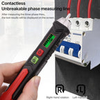 HABOTEST HT100P Non Contact 3 Phase Rotation Indicator AC LCD Display Detector Pen Tester - British D'sire