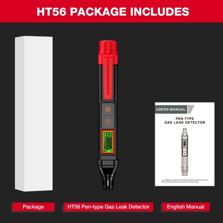 HABOTEST HT56 Combustible Gas Detector Liquefied Petroleum Gas Natural Gas Alarm - British D'sire