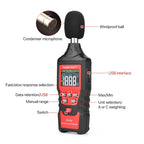 HABOTEST HT622B Household High Precision Digital Sound Level Meter - British D'sire