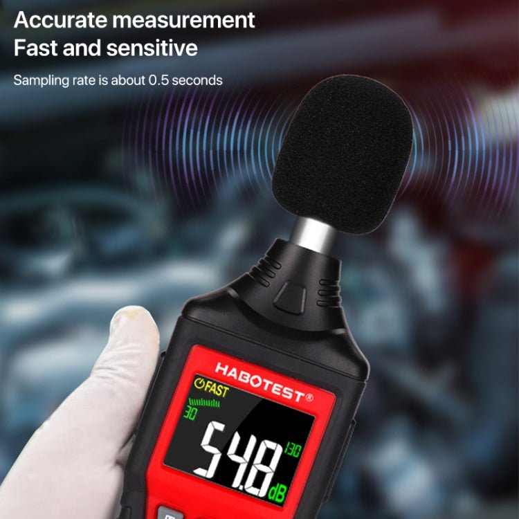 HABOTEST HT622B Household High Precision Digital Sound Level Meter - British D'sire