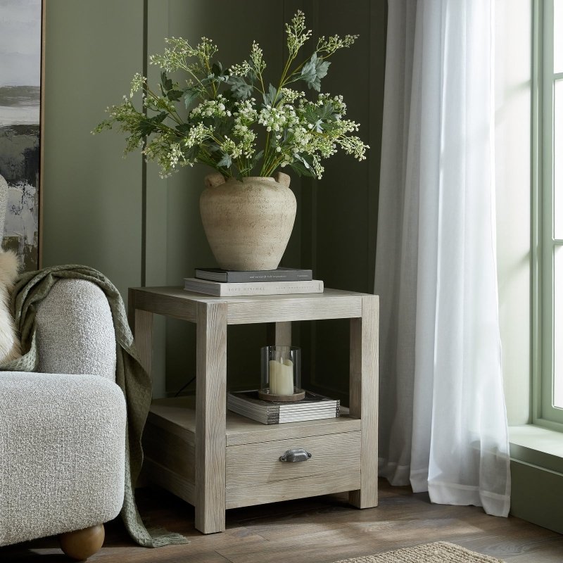 Haldon Collection 1 Drawer Side Table With Shelf - Sideboards - British D'sire