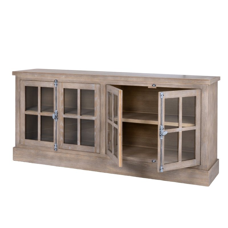 Haldon Collection 4 Door Glazed Sideboard Secondary image