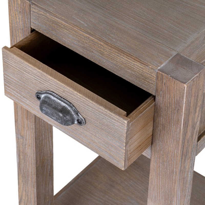 Haldon Collection Large 1 Drawer Lamp Table - Tables - British D'sire