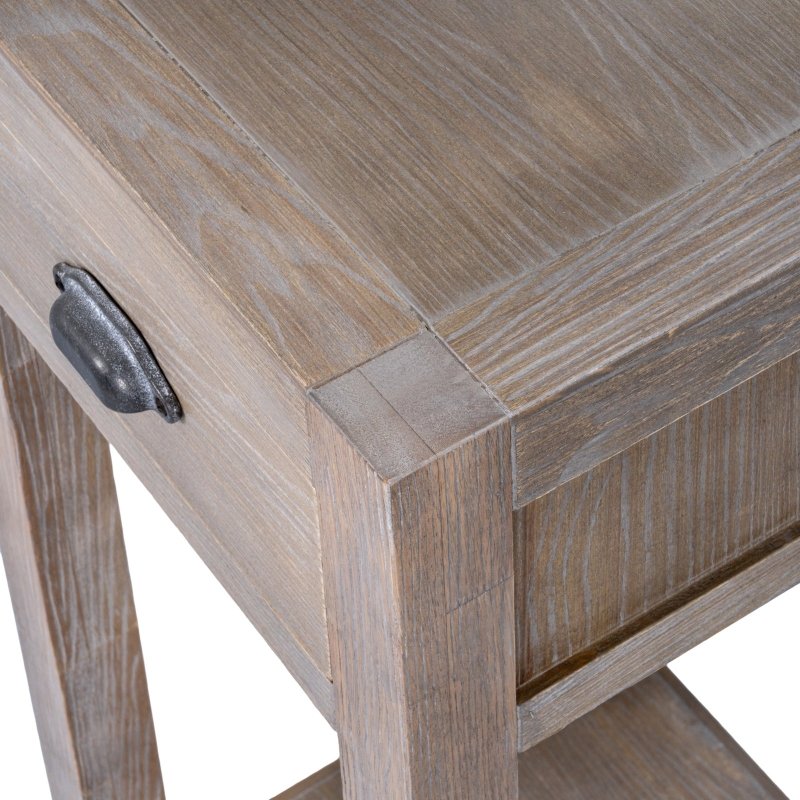 Haldon Collection Small 1 Drawer Lamp Table - Tables - British D'sire