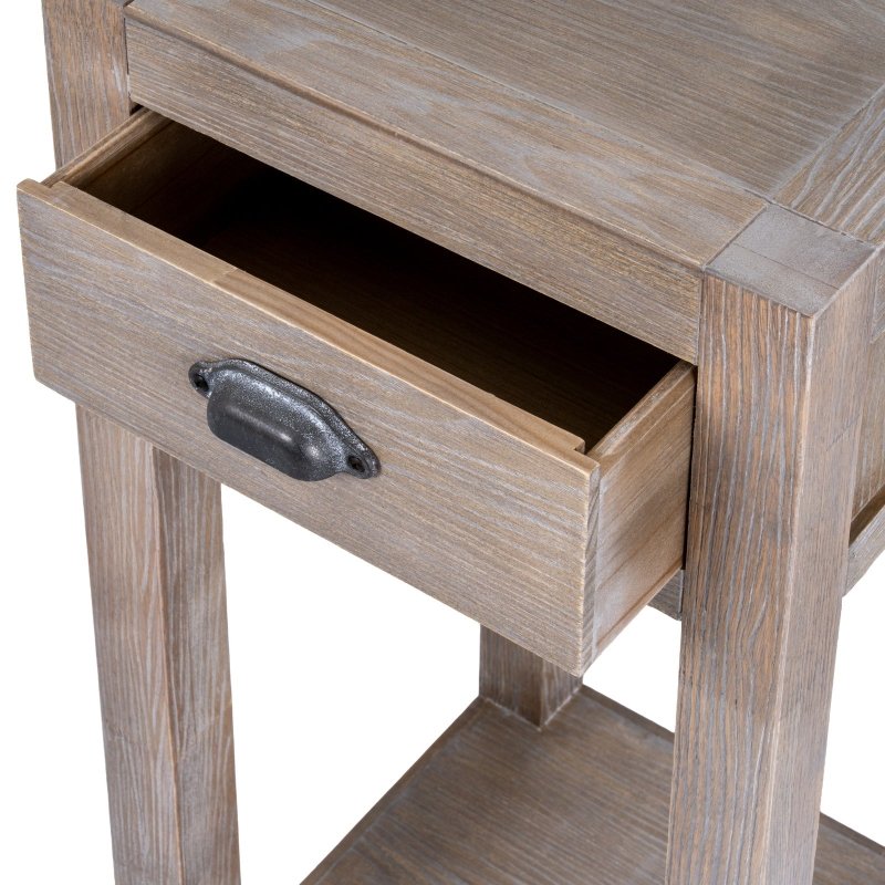 Haldon Collection Small 1 Drawer Lamp Table - Tables - British D'sire