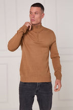 Half Zip Knit Jumper - Jumper - British D'sire
