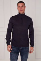 Half Zip Knit Jumper - Jumper - British D'sire