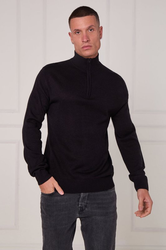 Half Zip Knit Jumper - Jumper - British D'sire